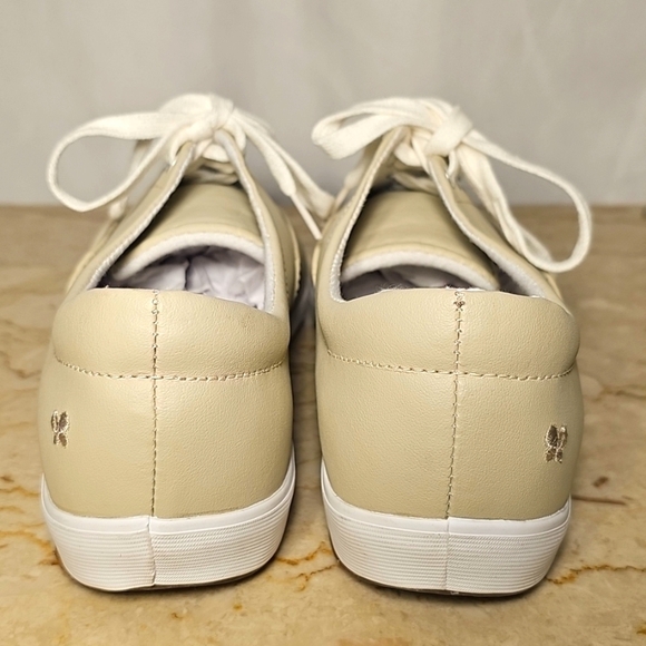 Grasshoppers Womens Tan Leather Lace-up Sneakers Size 9W - Picture 6 of 11